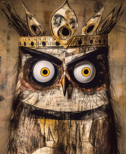 INNER ANIMAL - "King Owl" (Portrait) (Master Work)